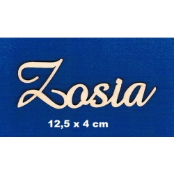 Zosia  12,5x4cm / cz;amaze / SKLEJKA #3mm